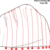 Pierre Champ Bertin - Face NE