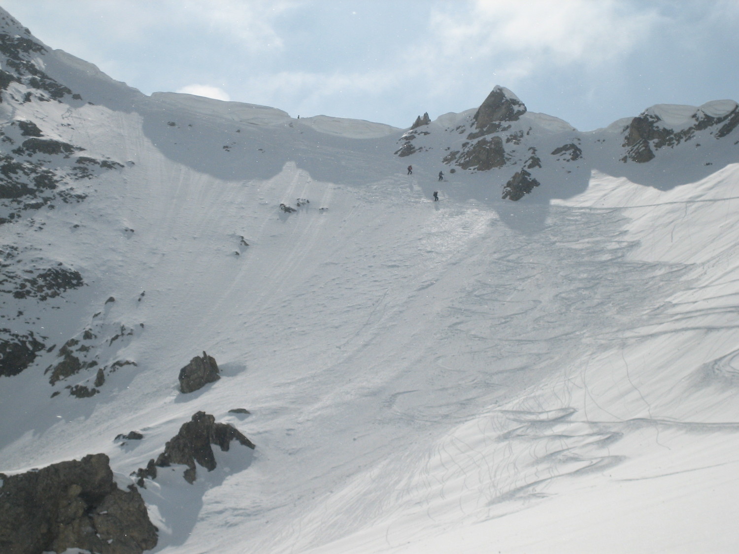 Chardonnet >> Drayères : versant N du Pas du Lac Rouge (3e col)
