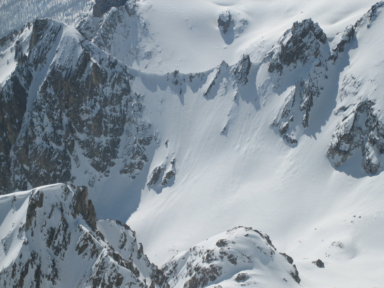 Traversée Chardonnet >> Drayères : Pas du Lac Rouge (3e col) versant NW