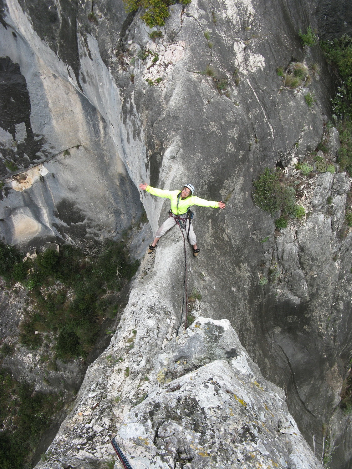 Sur l'arête comme à la Meije !