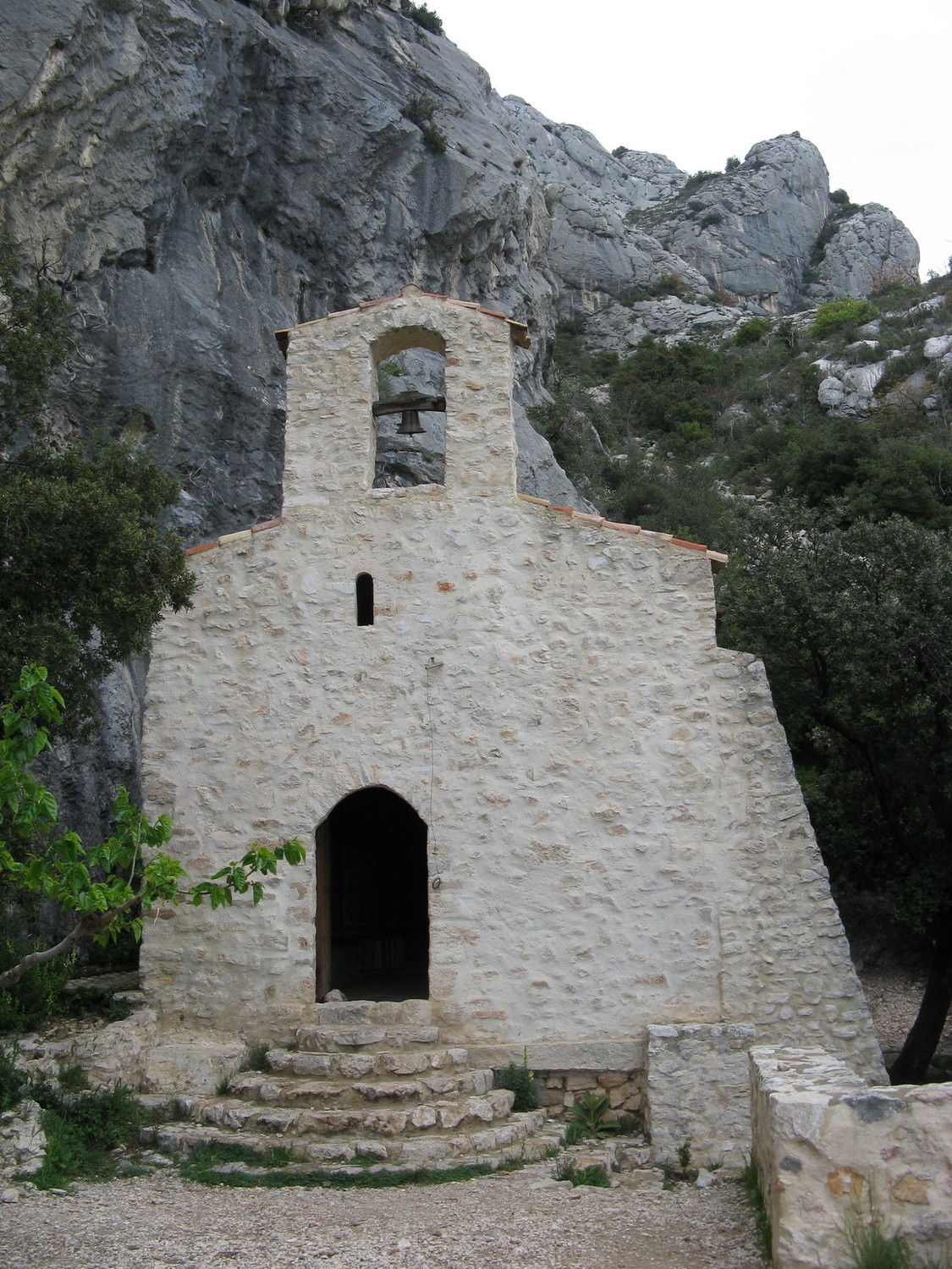 Petite visite de la chapelle avant de redescendre.
