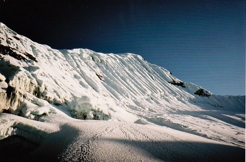 Imja Tse 6189 m, le passage clé en 1980