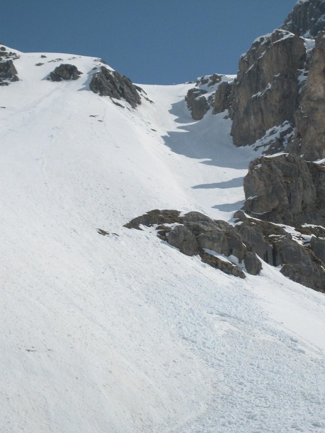 Pointe des Cerces NW : couloir W