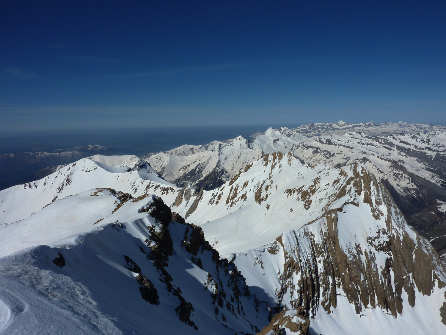 Crêtes des Gabiétous depuis le Taillon