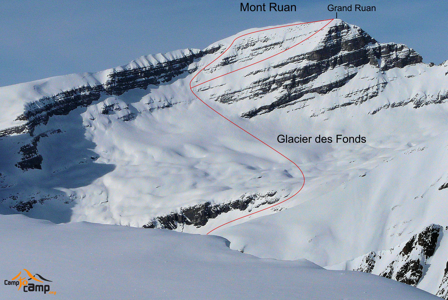 Mont Ruan face S