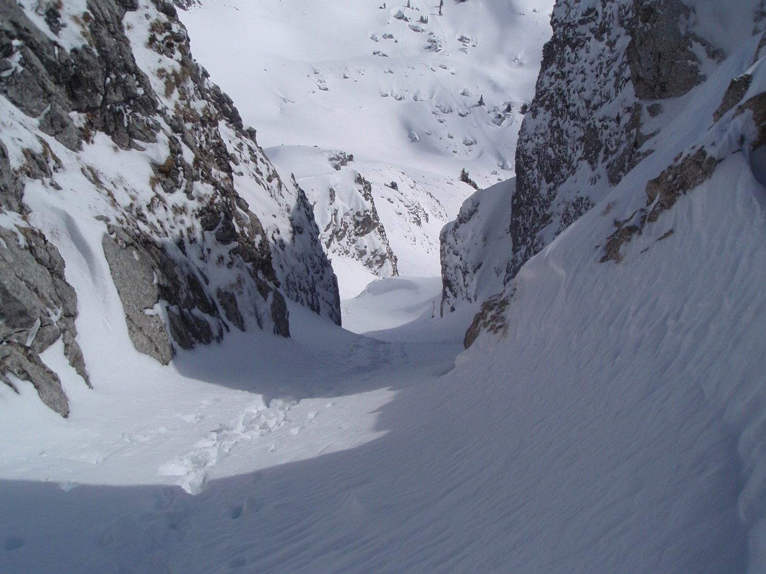 Descente dans le couloir
