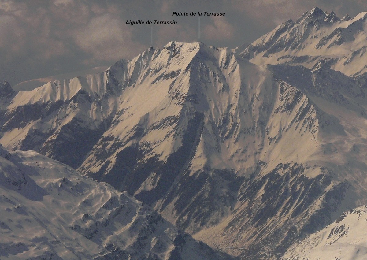 Pointe de la Terrasse, Aiguille du Terrassin