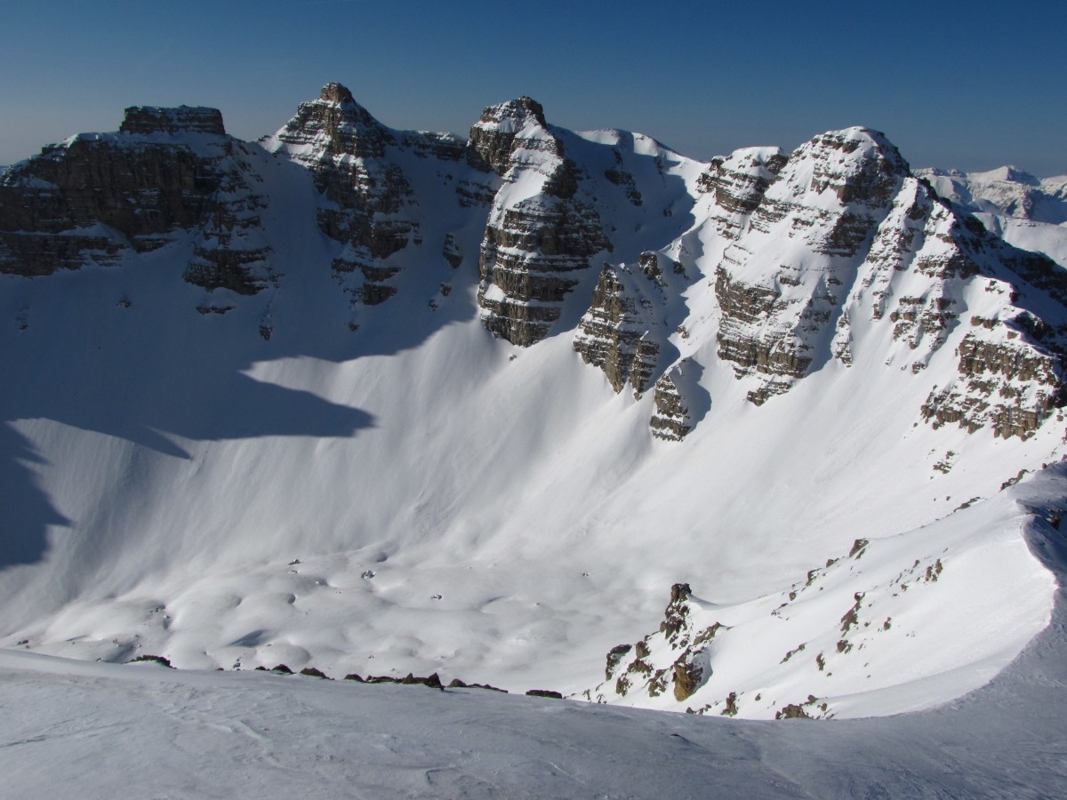 Trou de l'Âne, couloirs N de la Pointe Côte de l'Âne et Pointe du Trou de l'Âne