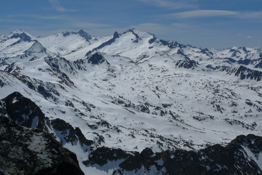 vue sur le massif du Néouvielle