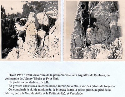 1957 /58 Ouverture 1ère voie 1957 /58 Ouverture 1ère voie
