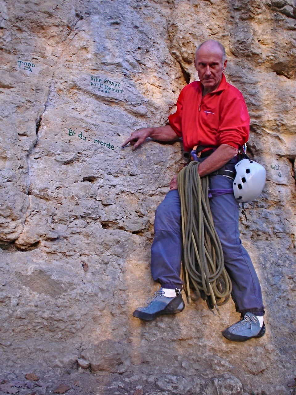 Marcel Demont, l'ouvreur des 117 voies du Chaney