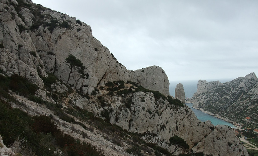 Vue générale du site du Pouce