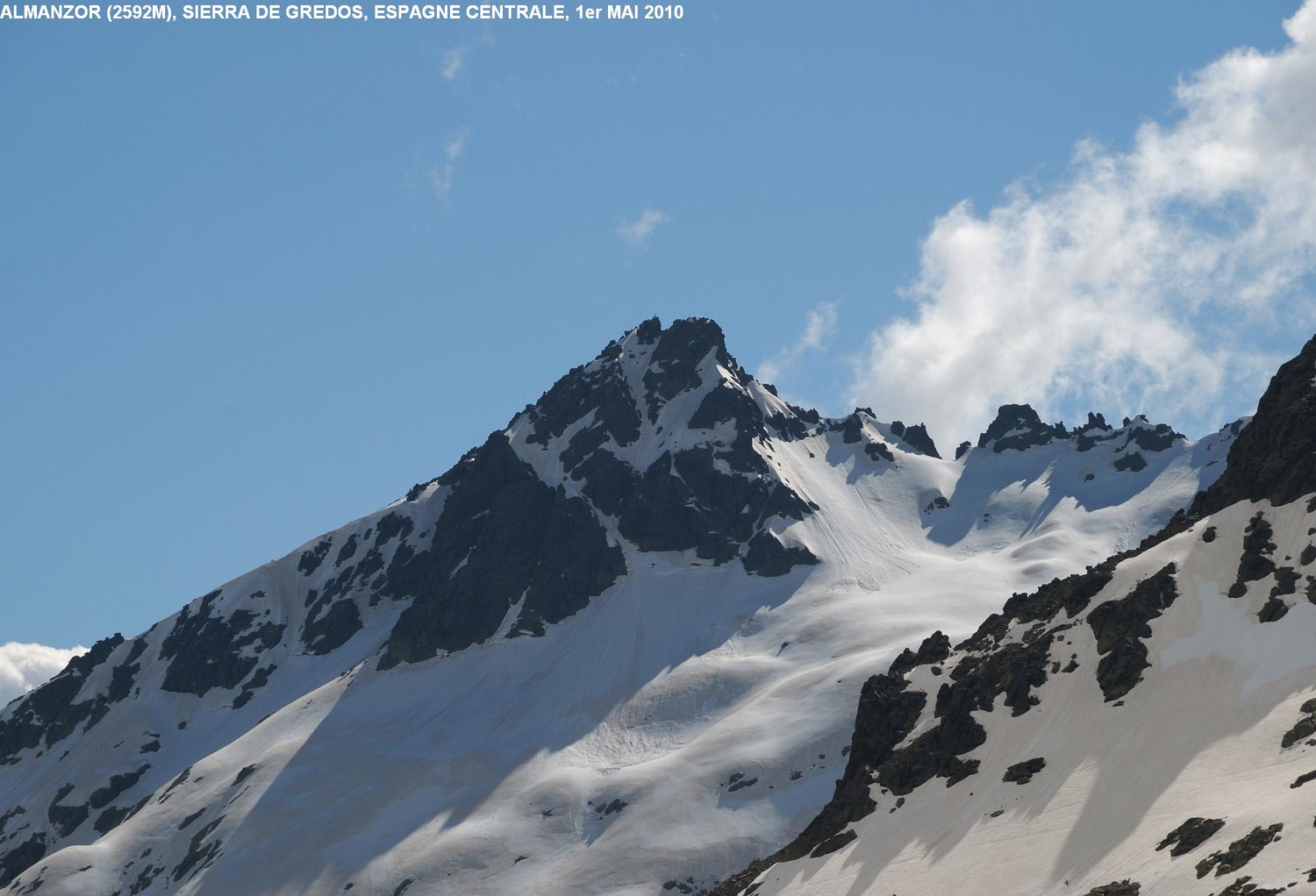 El Almanzor (2592m), point culminant de la Sierra de Gredos