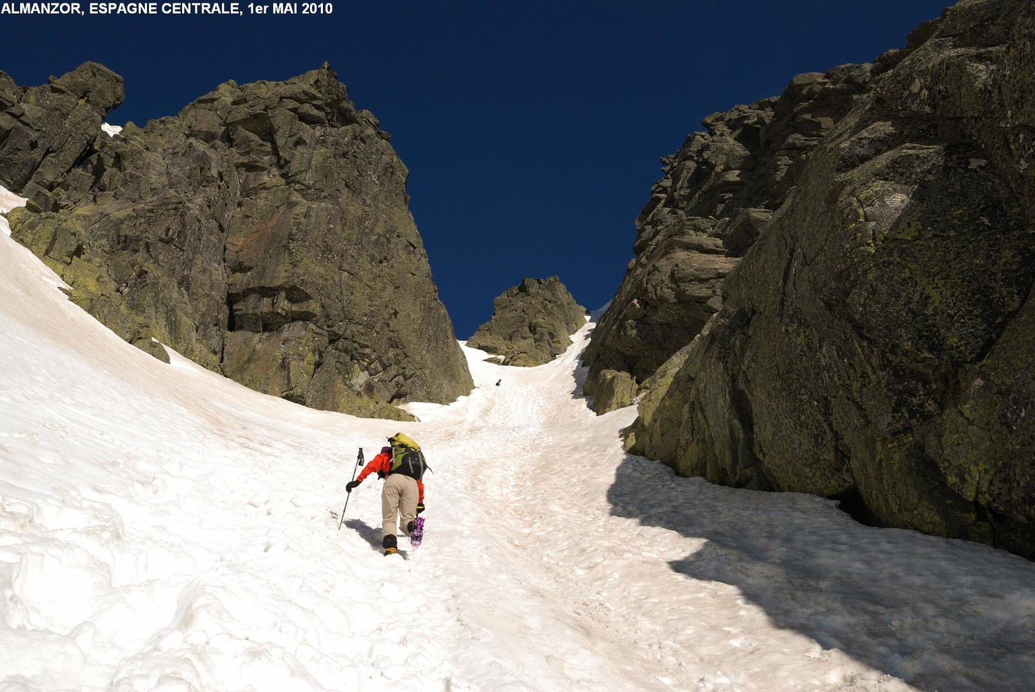 Montée à la Portilla del Crampon (Circo de Gredos, Espagne centrale)