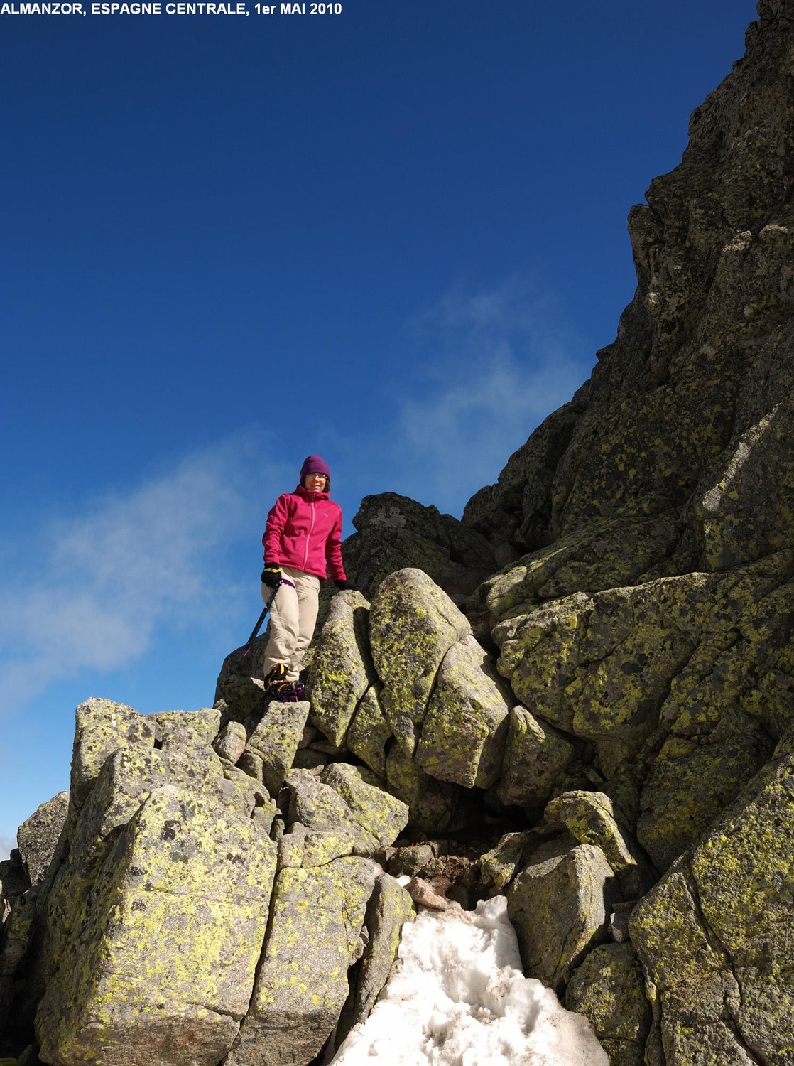 Sous le sommet de l'Almanzor (2592m, Circo de Gredos, Espagne centrale)