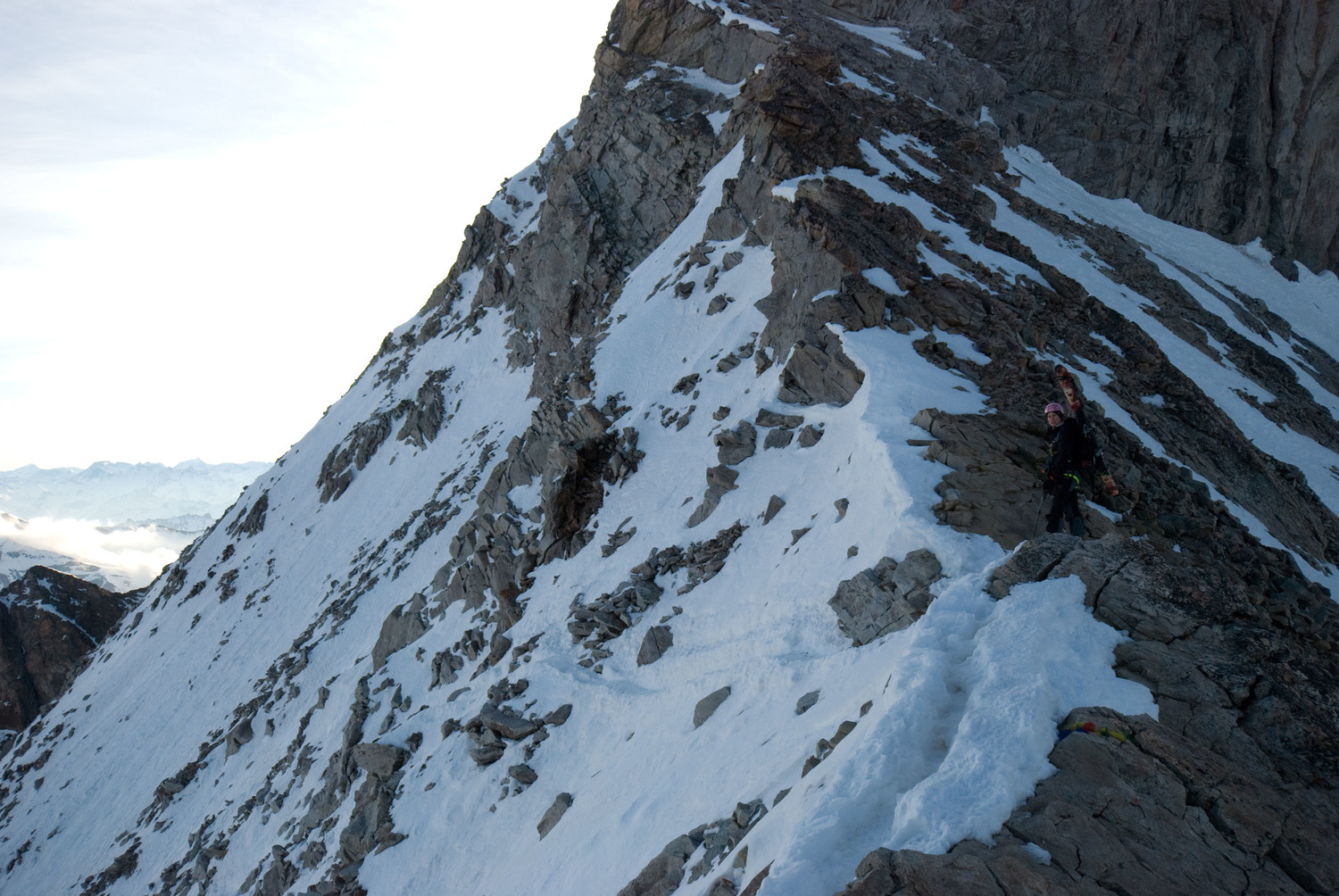 Descente de la Brèche de la Meije