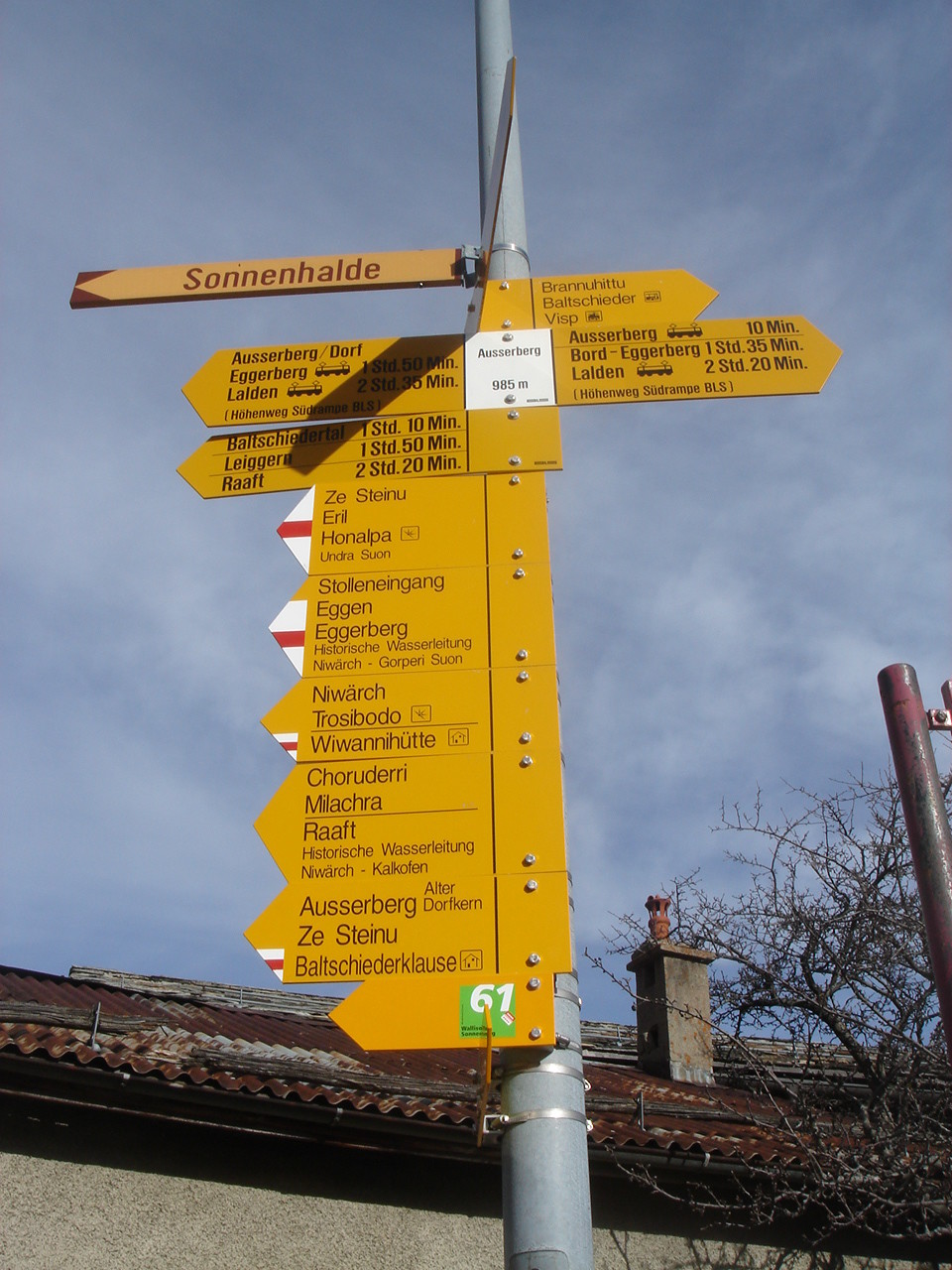 Ausserberg: capitale de la rando..
