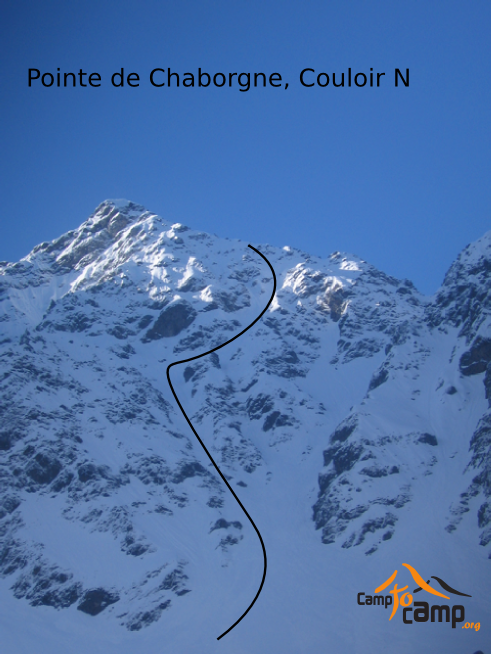 Pointe de Chaborgne, Couloir N