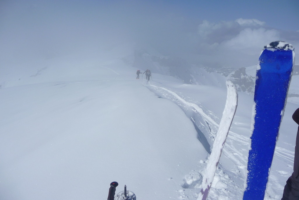 Arrivée au sommet