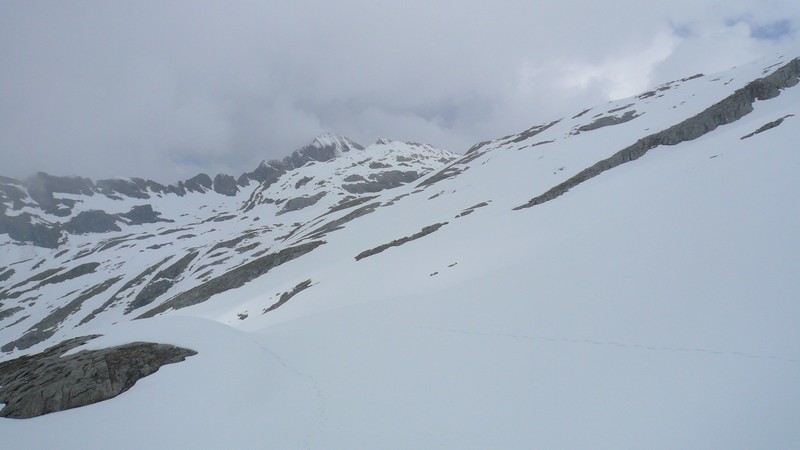 La large combe avec l'objectif du jour