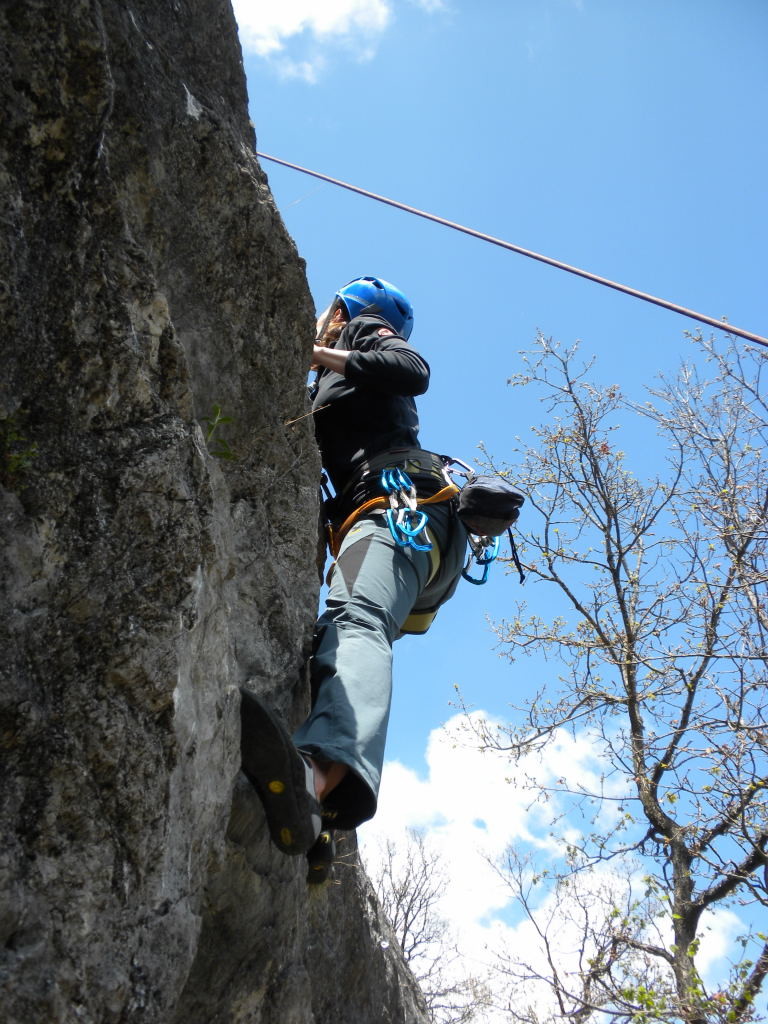 Corinne dans "Les bacs"