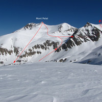 Versant S du Mont Pelat