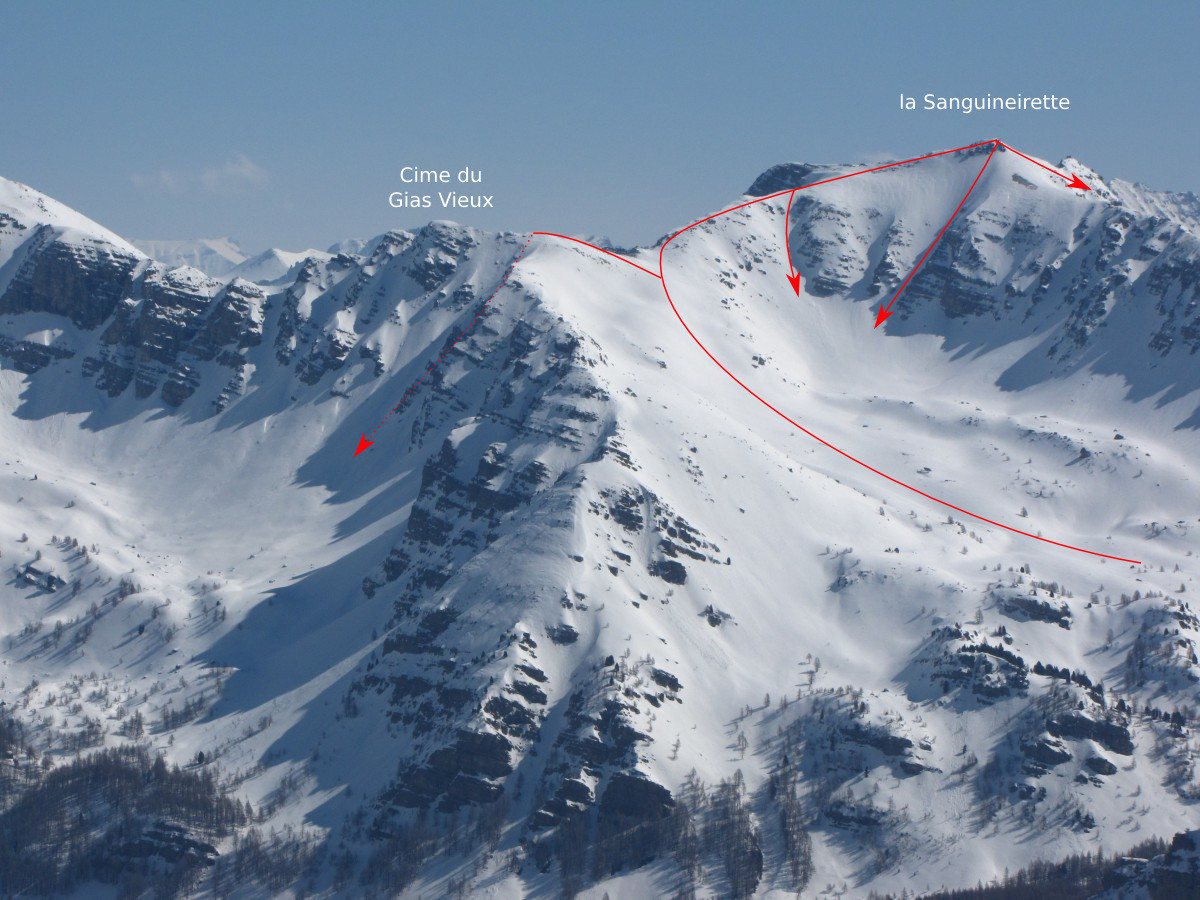 Sanguineirette et Cime du Gias Vieux