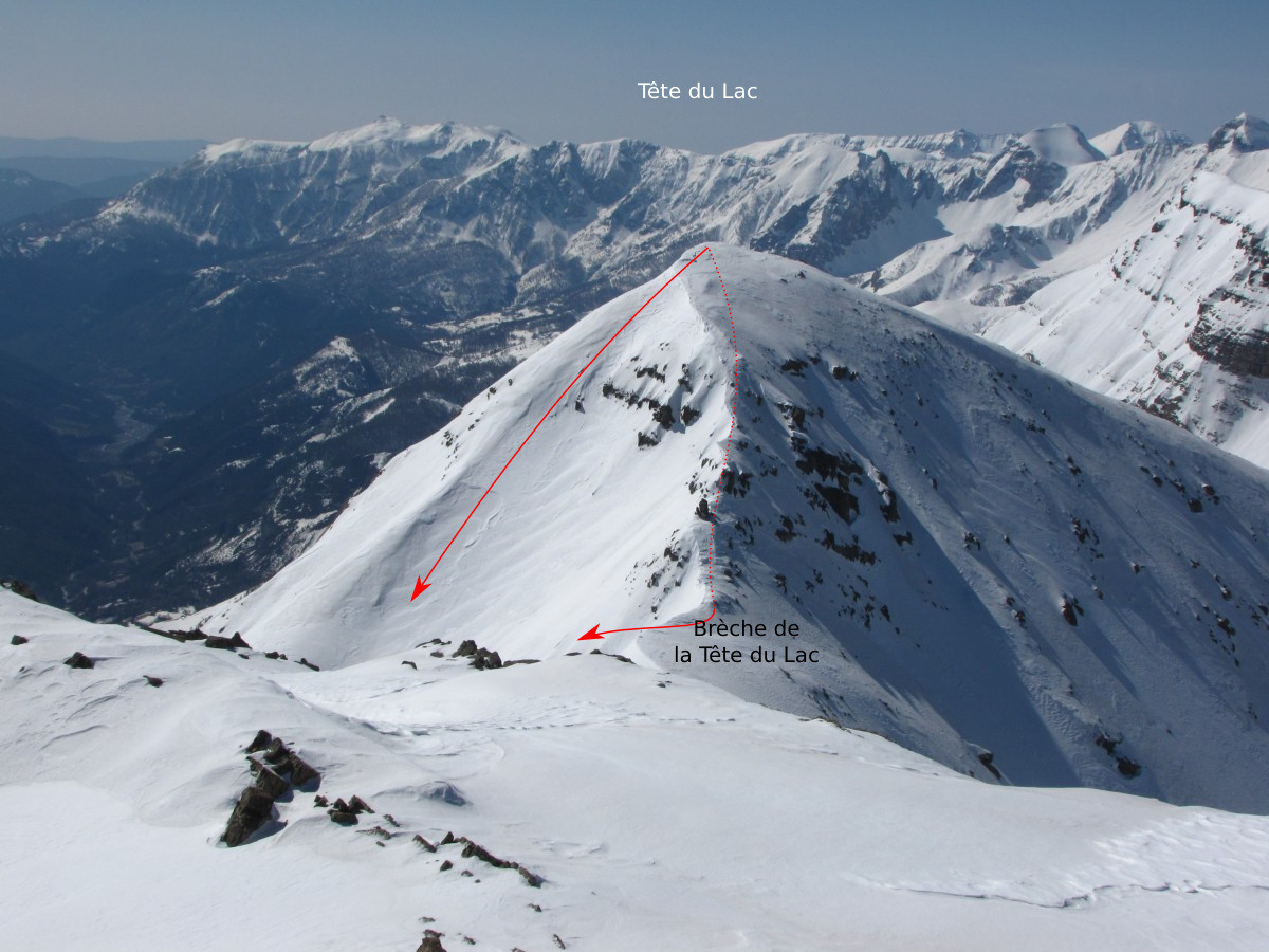 Combe N de la Tête du Lac