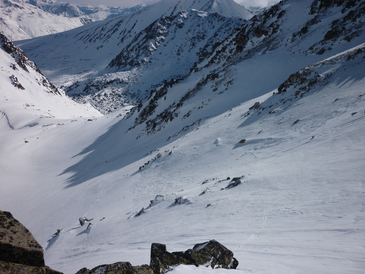 Arrivée au col