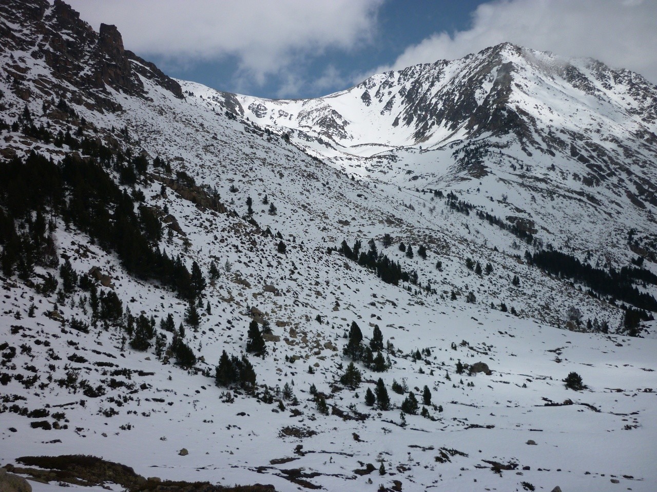 En route pour remonter au Pic Font Negra