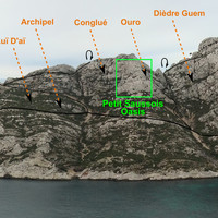 Calanque de Sormiou, coté Bec (NE)