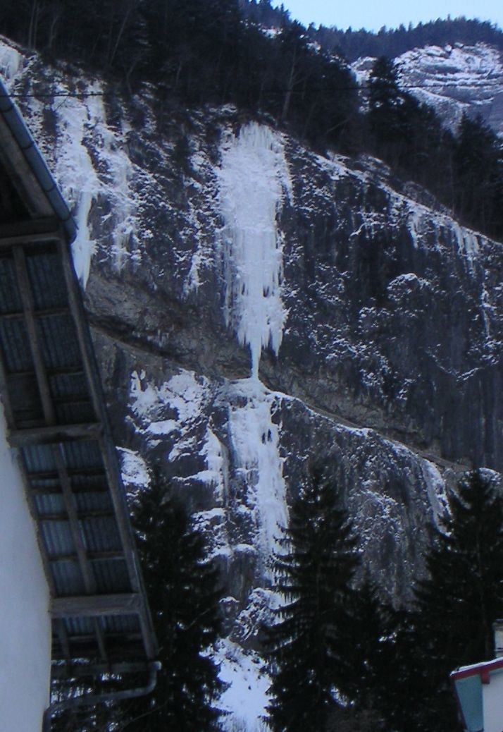 Cascade de Saint Claude, vue d'ensemble
