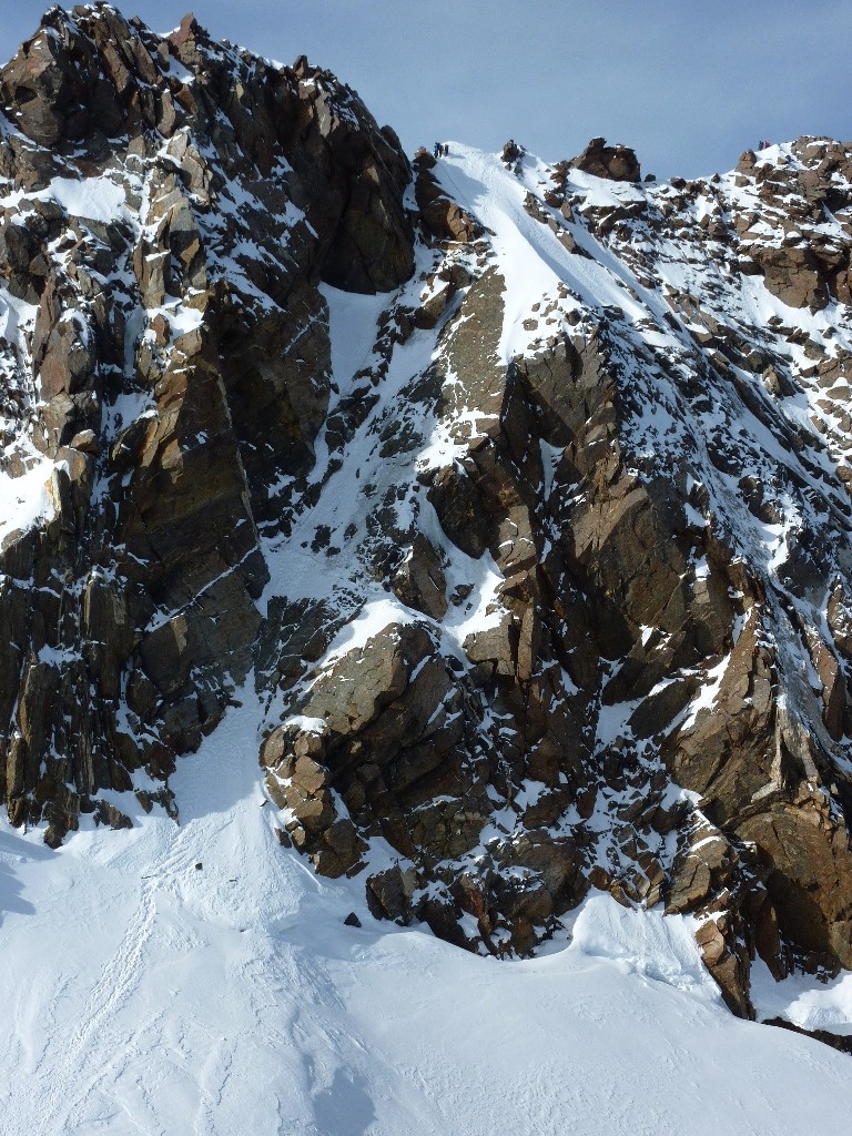 Face final de la pointe Dufour