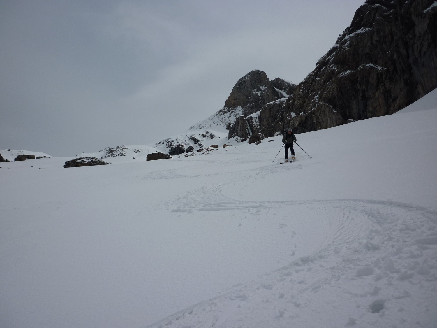 Encore bien skiable dans le même vallon