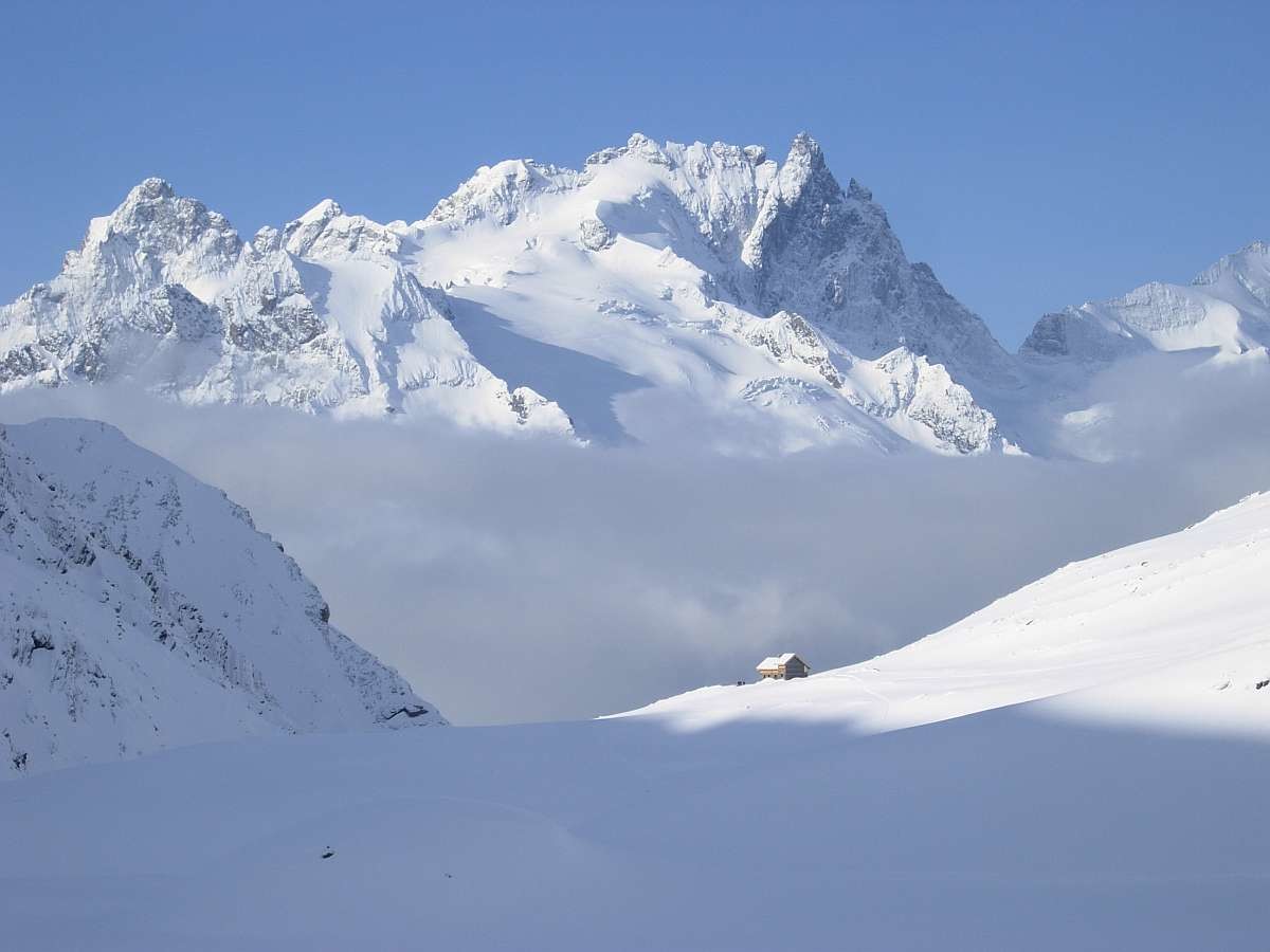 Aiguille d'argentière 8 Mai 2010 , Refuge du Goléon , Photo Alain Auclair