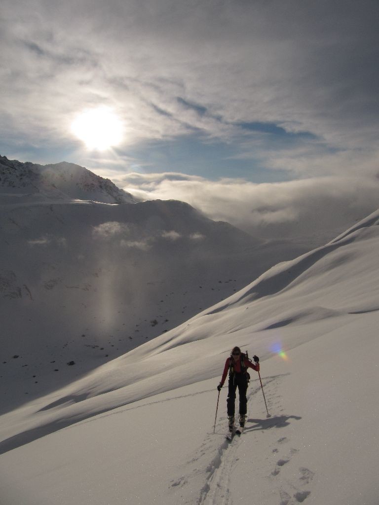 Chamoissière: début de la montée