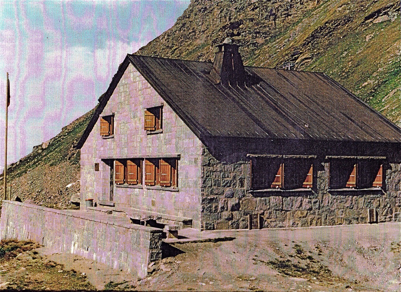 Le refuge qui fut emporté par l'avalanche