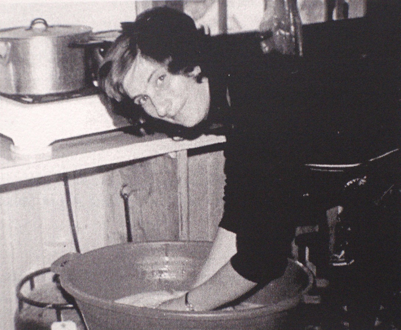 Jeanne la gardienne au travail