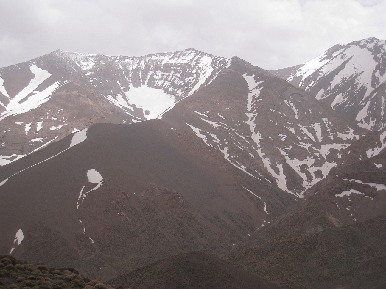 Djebel M'Goun -vue depuis Oumsoud Pass (2969m)