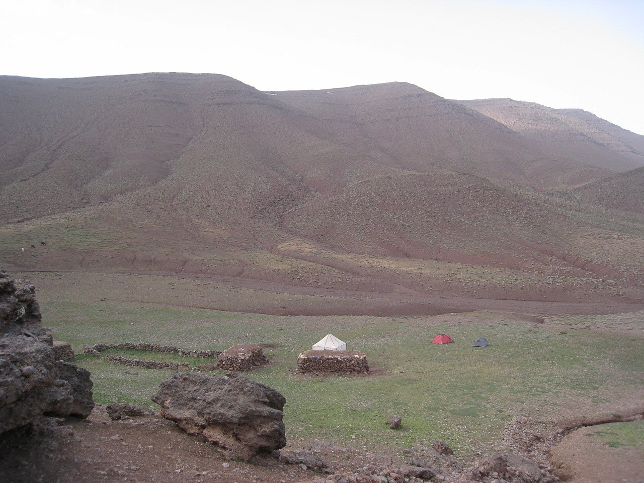 Djebel M'Goun - camp 2- vallée Oulilimt