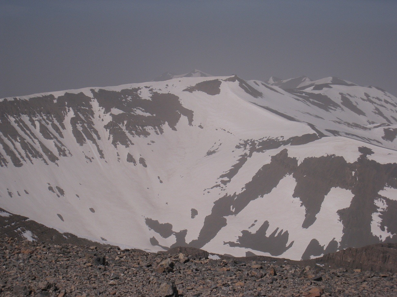 Djebel M'Goun(4068m) - arête sommitale