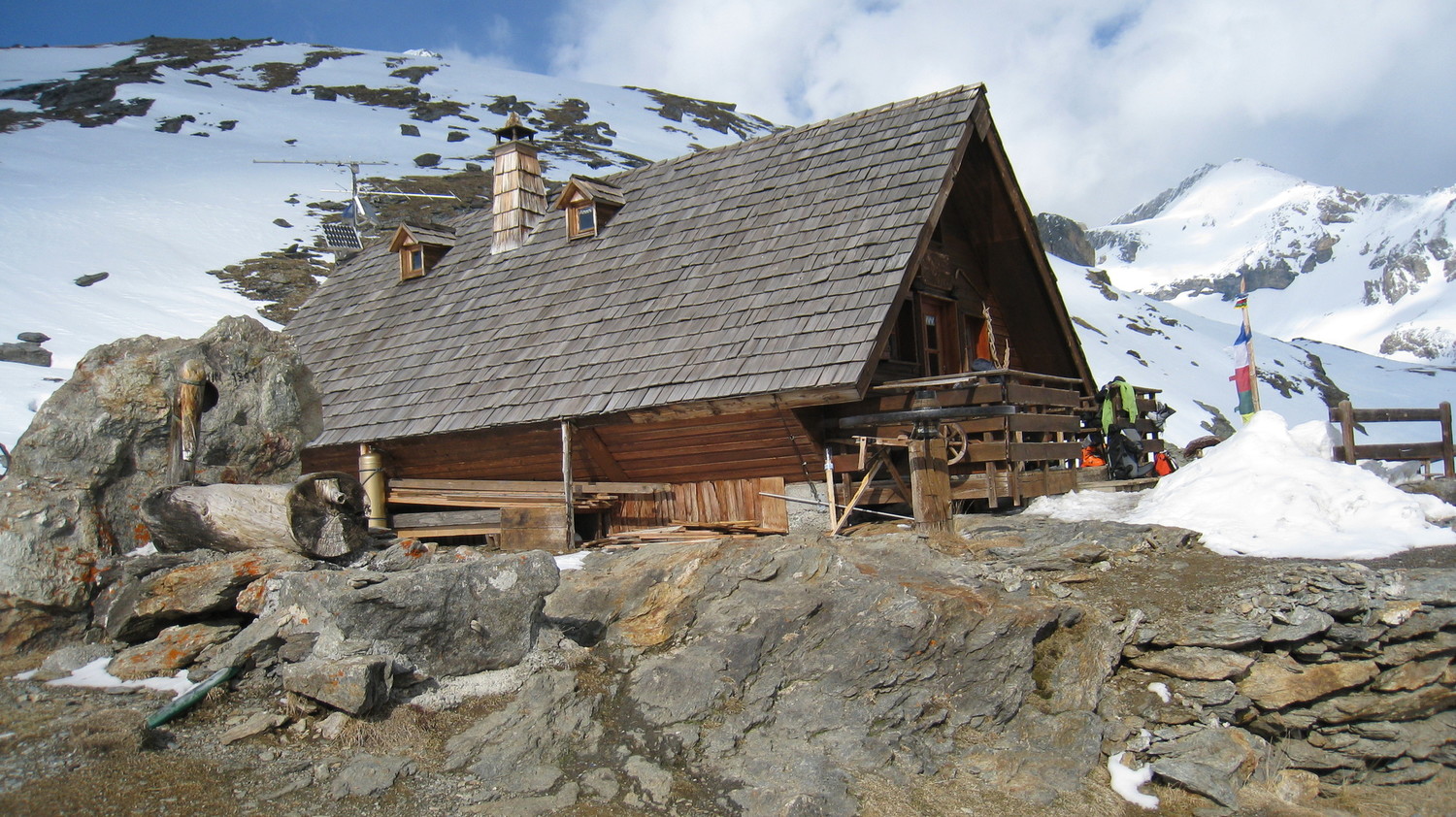 Le refuge de la Dent Parrachée
