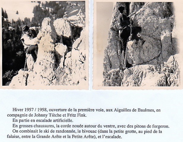 Aiguilles de Baulmes, ouverture de voies nouvelles: l'époque héroïque