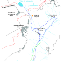 Itinéraire Lac de la Vogealle