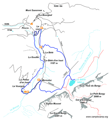Itineraire Lac Benit Itineraire Lac Benit