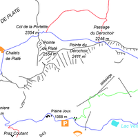 Itinéraire Col de Portette