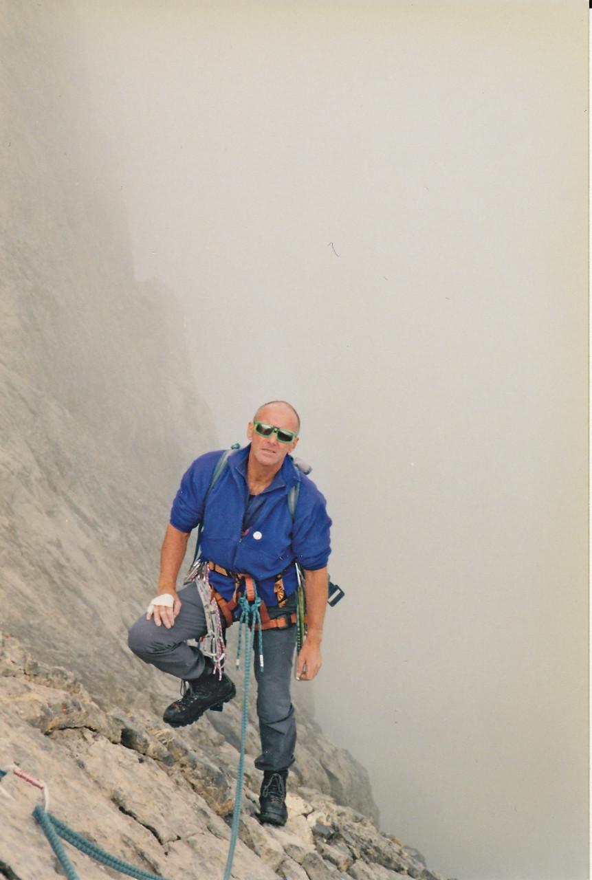 Un équipeur dans la brume