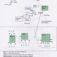 Anzeindaz, topo du site de blocs du Col des Essets, par l'ouvreur
