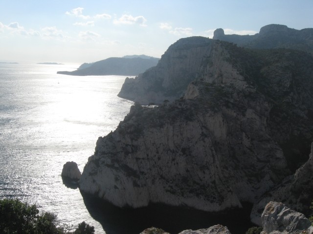 En enfilade : l'Eissadon, le Devenson et le Cap Morgiou