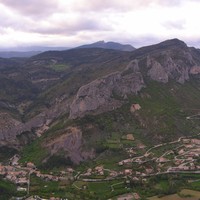 Les falaises d'Orpierre